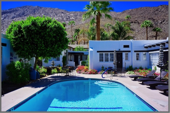 Gloria Swanson Gardens in Palm Springs, California